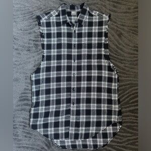 ASOS flannel cutoff shirt